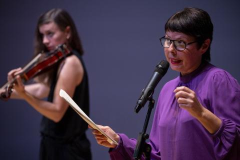 NATYOT & Carla Pallone - Lecture musicale "Le bercail" 