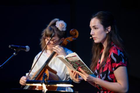 Elisa Shua Dusapin et Mélanie Petrarca - Lecture musicale "Le vieil incendie"